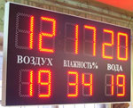 Часы-термометр для бассейна БТ-44